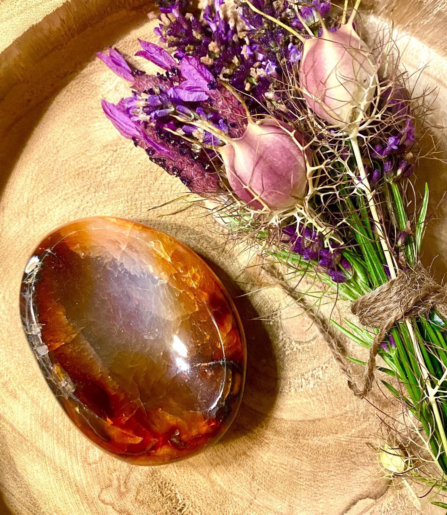 Carnelian 93mm Bowl - Crystal Intentions