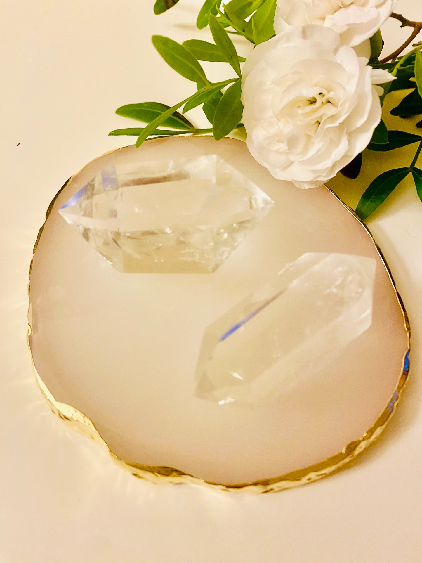 Double Terminated Clear Quartz Points