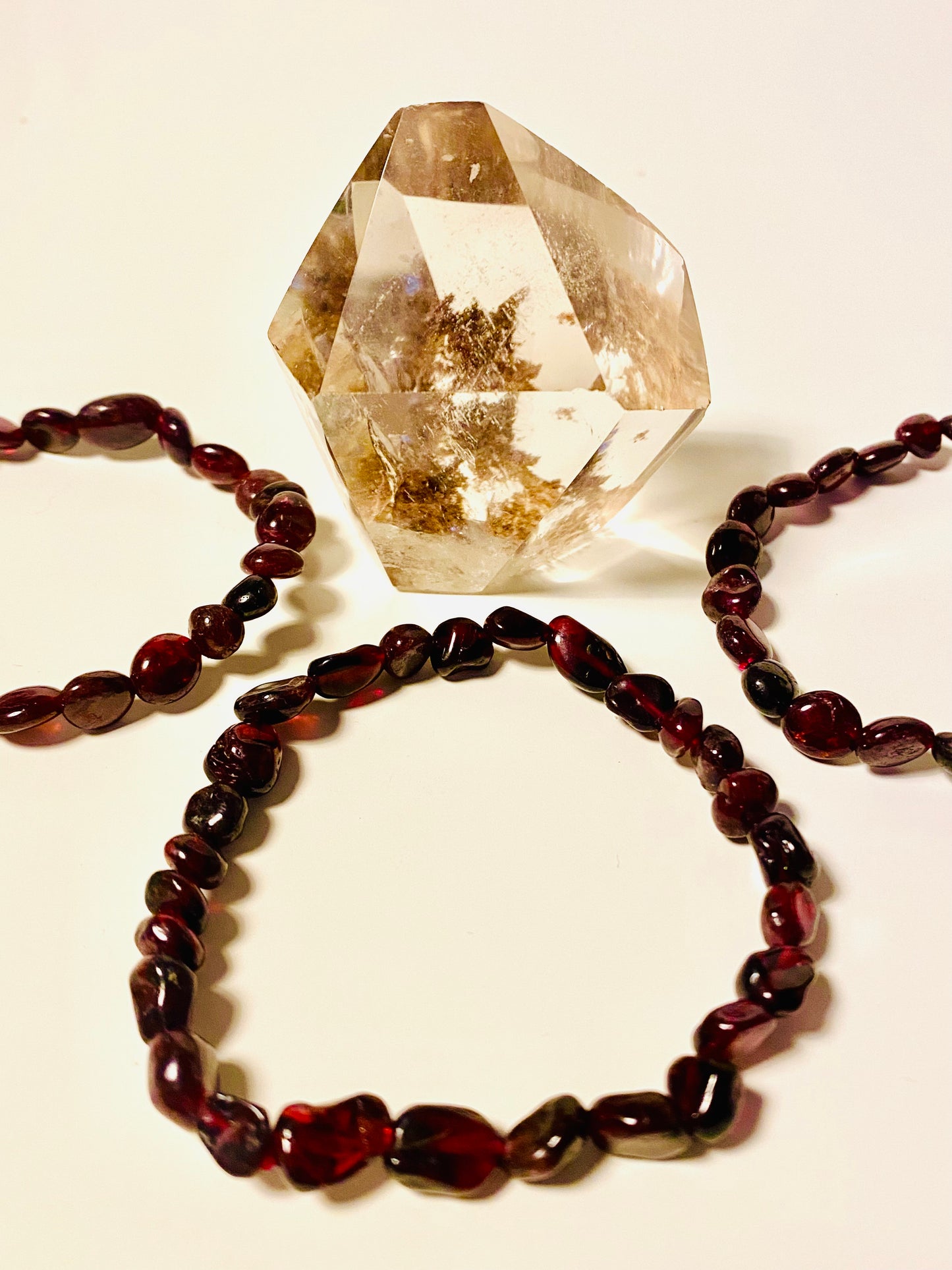 Garnet Chip Bracelets