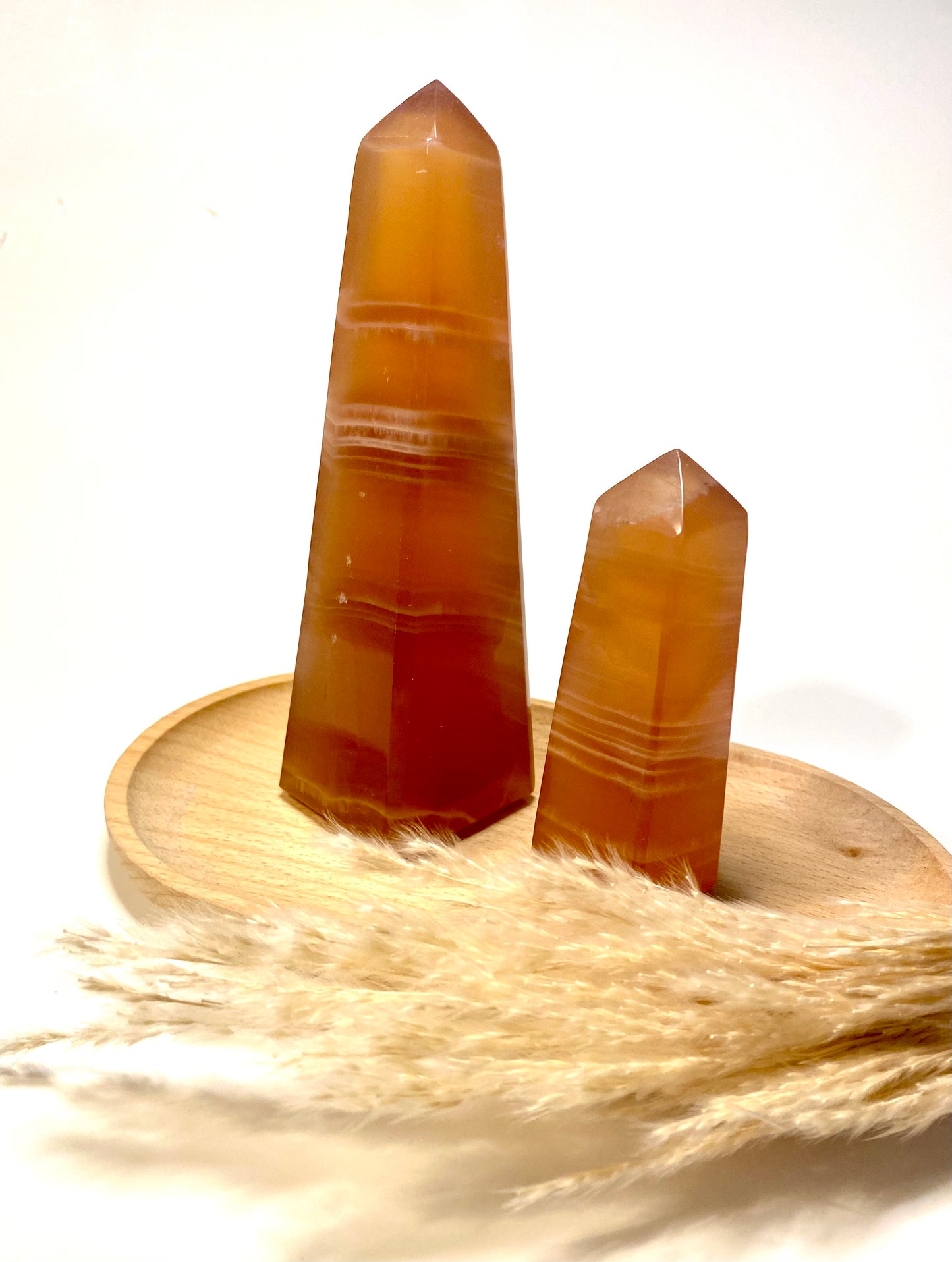Honey Calcite Towers - Crystal Intentions