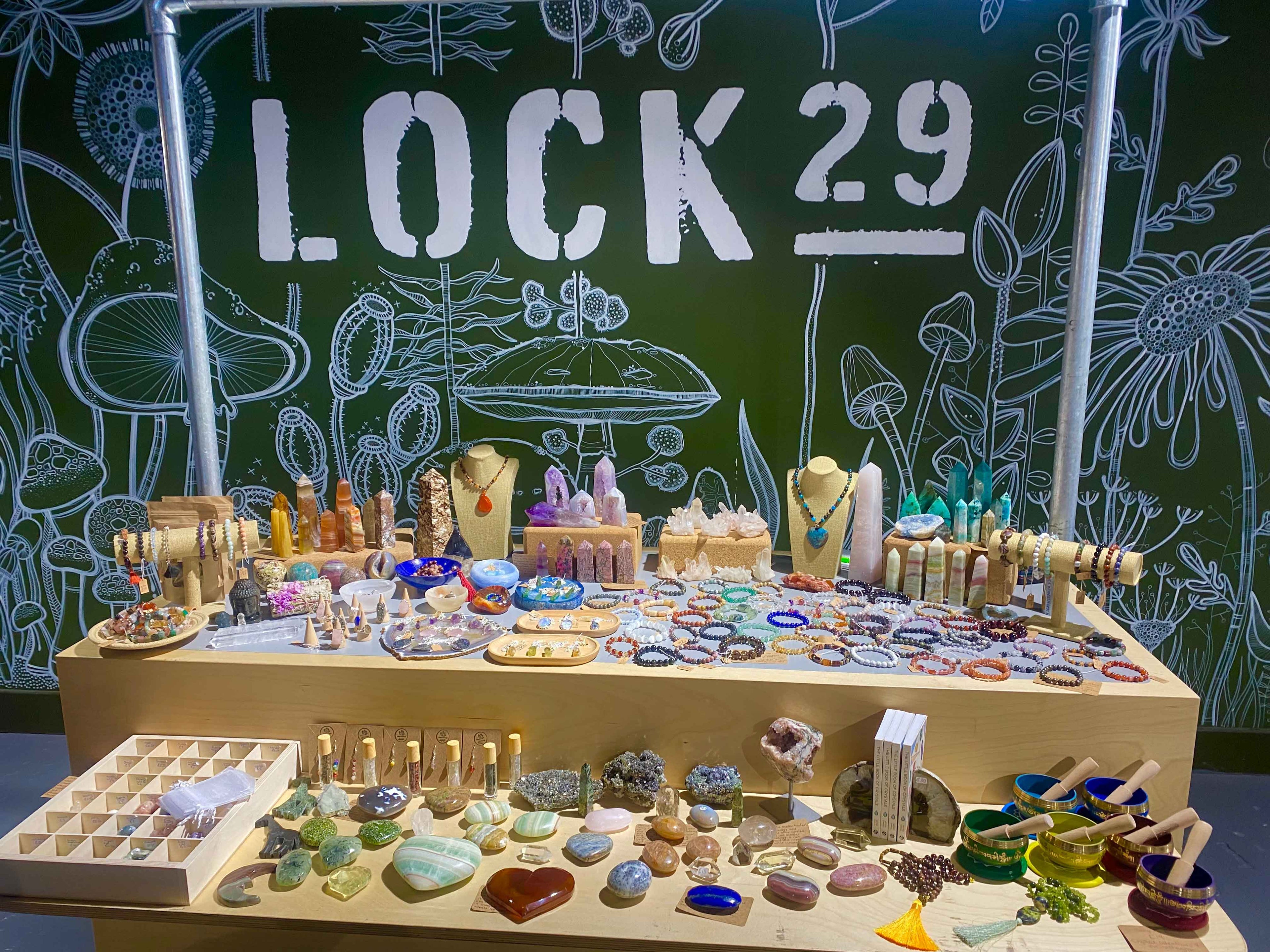 Crystal Intentions pop up crystal store at Lock29 in Banbury Oxfordshire