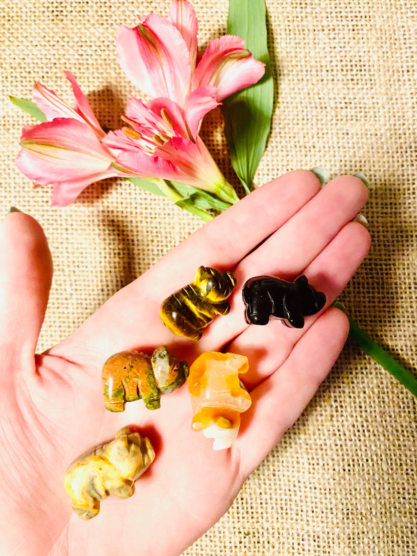 Mini Lucky Pig Carvings
