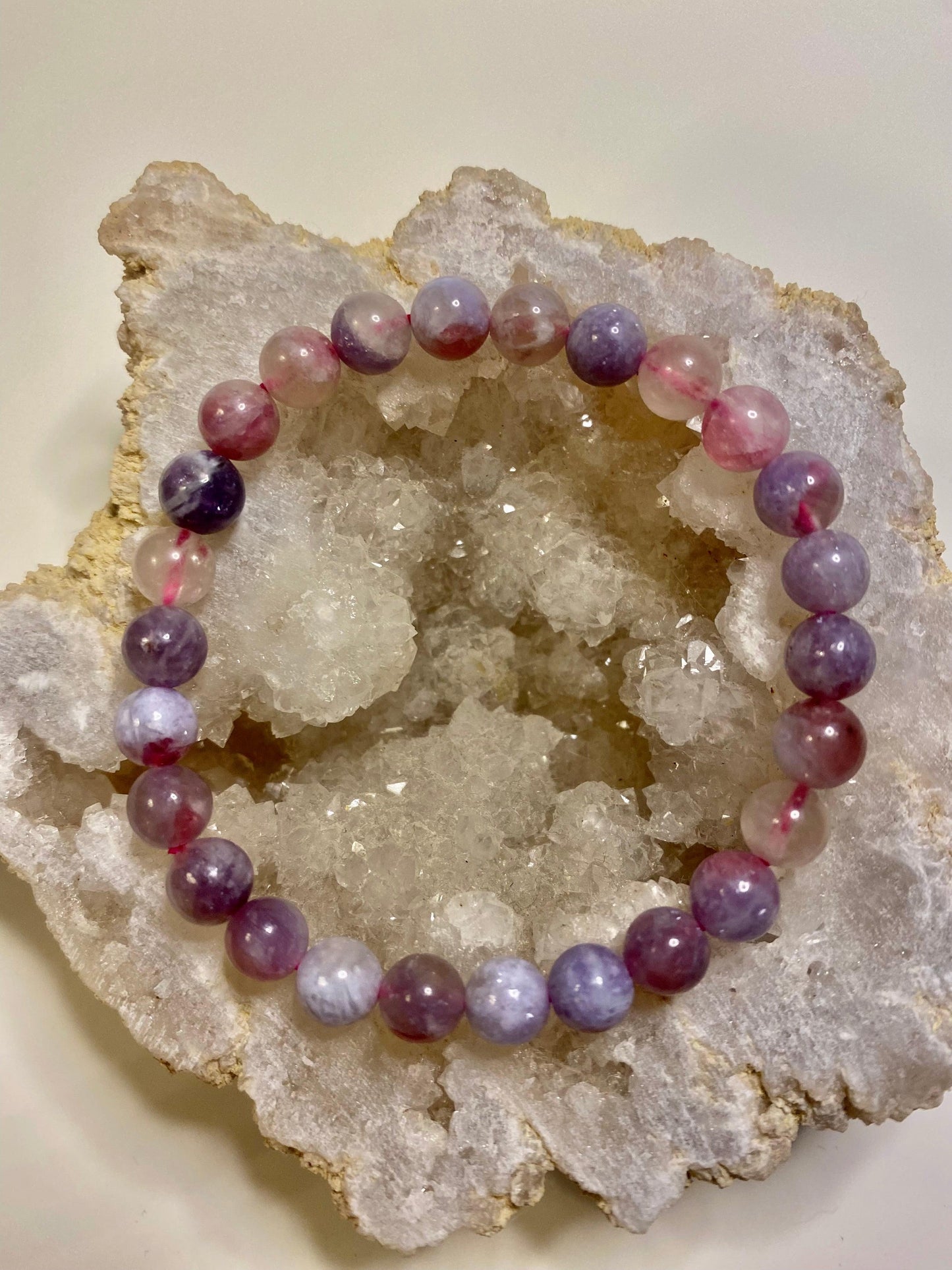 Unicorn Stone 6mm Bead Bracelet - Crystal Intentions
