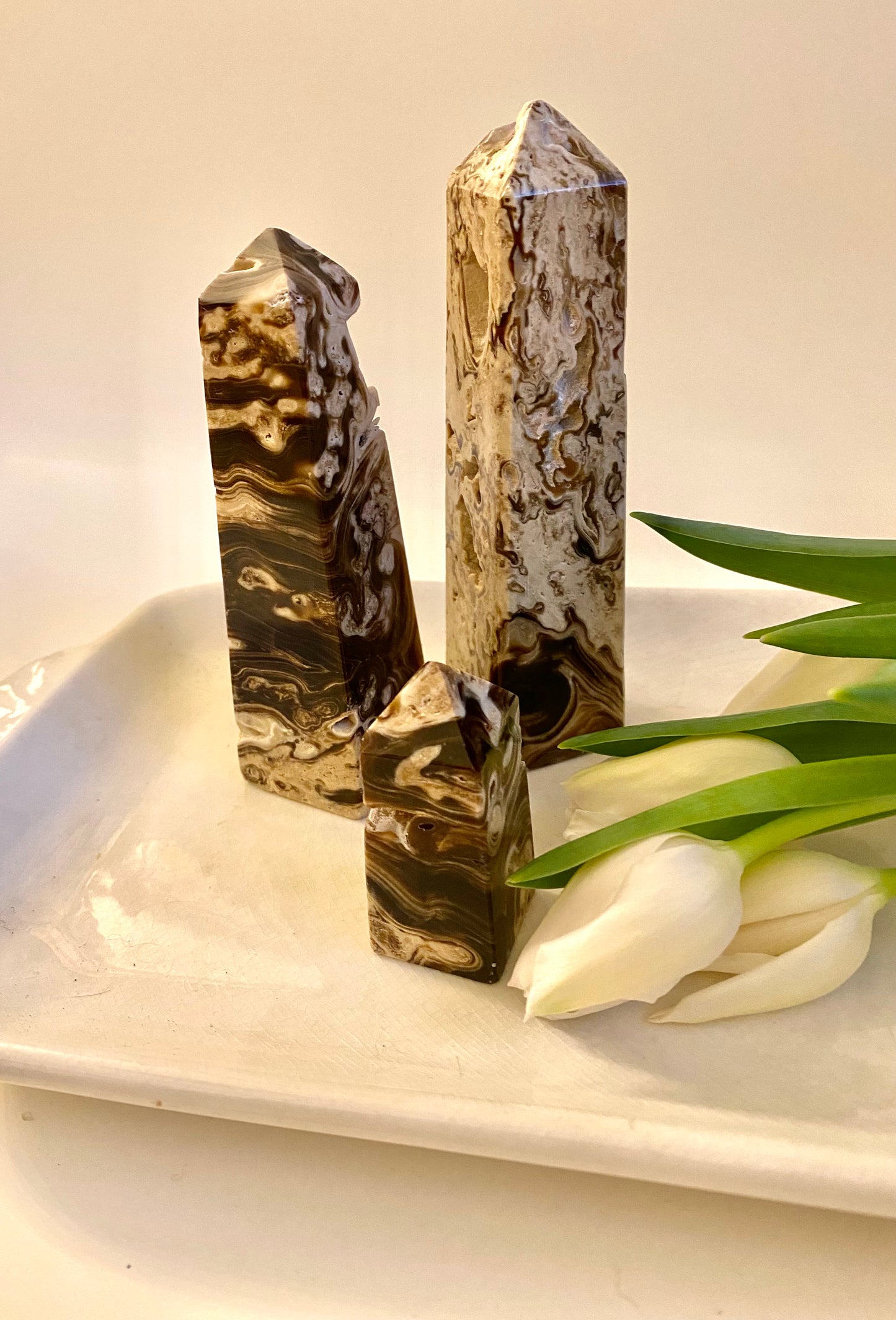 Chocolate Calcite Towers