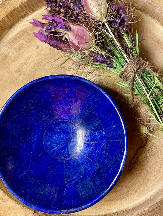 Lapis Lazuli 125mm Bowl - Crystal Intentions