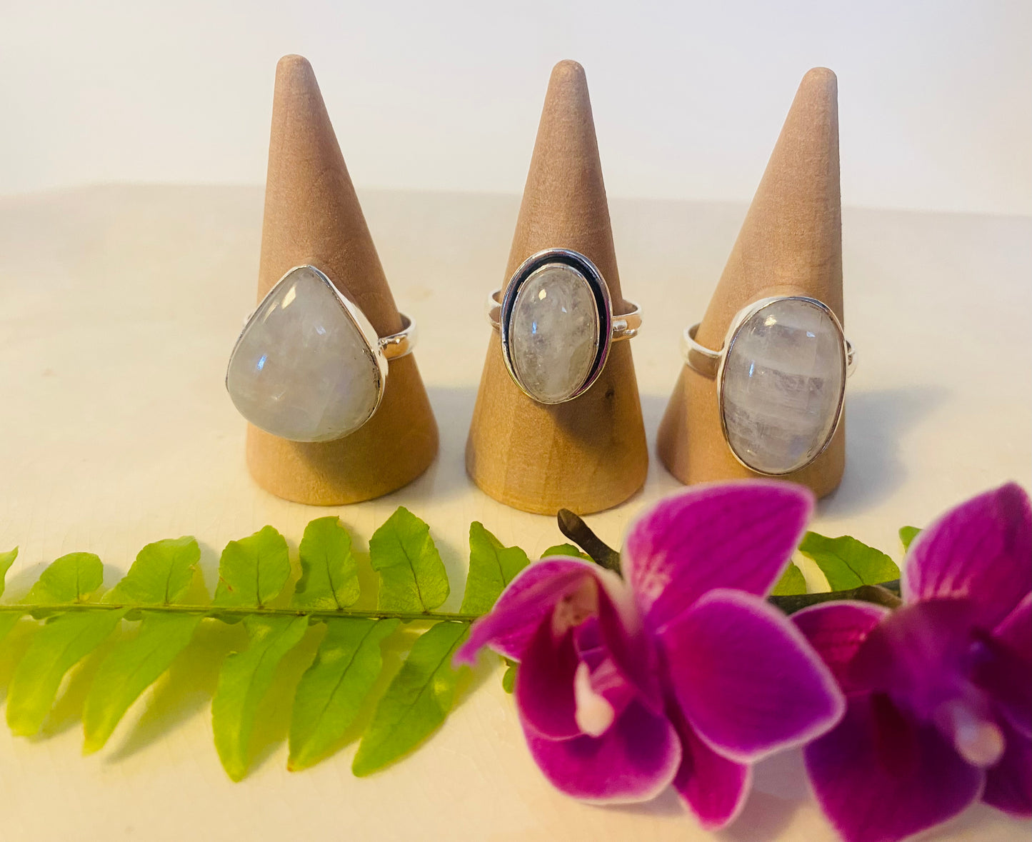 Moonstone Rings 925 Silver