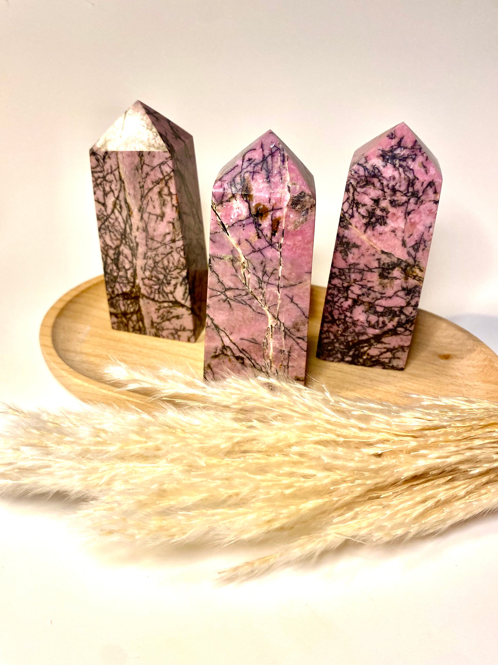 Rhodonite Towers - Crystal Intentions